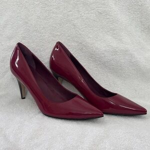 Cole Haan x NikeAir Burgundy Patent Leather Heels